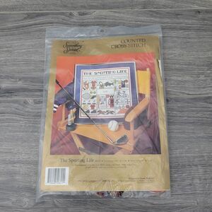 Something Special VTG 90's Counted Cross Stitch The Sporting Life 50621